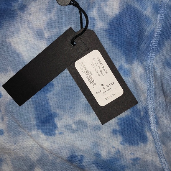 🆕NWT!! Rag and Bone Tee Tie Dye blue no flaws! - Picture 5 of 7
